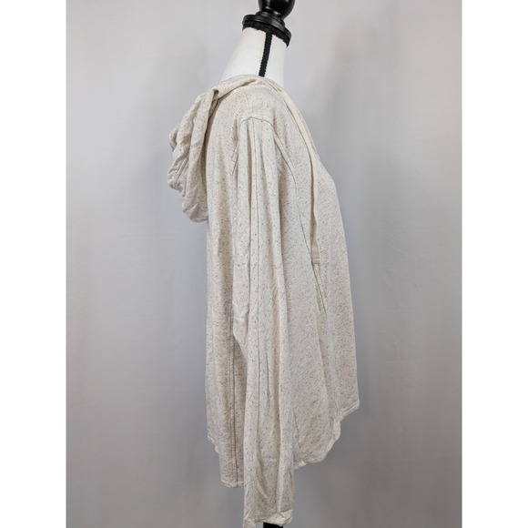 Pure Jill Womens Tranquility Fleece Hoodie Sweatshirt L Tall Comfy Lounge A073 - Picture 3 of 11